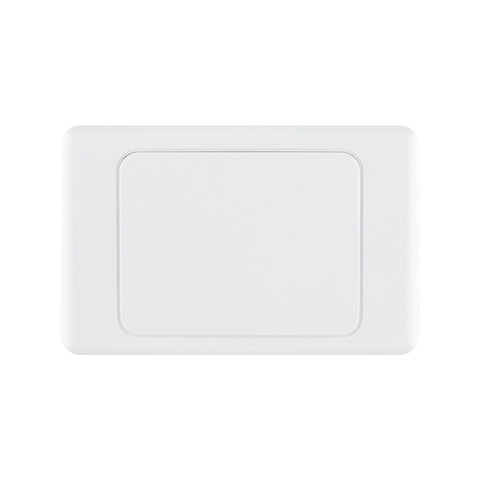 Deta Blank Wall Cover Plate - Polycarbonate - 118mm - Attractive Design - SuperSaverAU - view 1