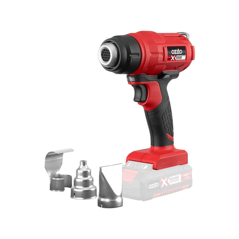 Ozito PXC 18V Cordless Heat Gun PXHGS 550 - 170mm x 215mm - Red/Black/Silver - Auto Shut-off - SuperSaverAU - view 1