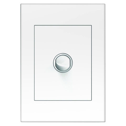 Hpm Vivo Wall Switch 1 Gang White Plastic Easy Install Reliable - SuperSaverAU - view 1