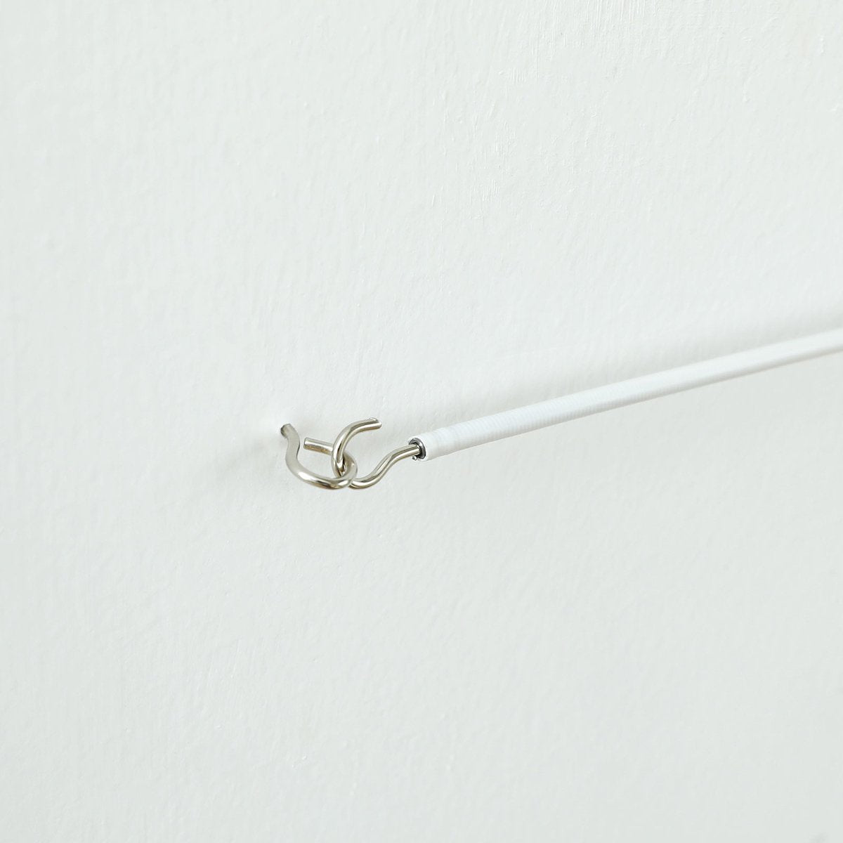 Windoware 10m White PVC Coated Expanding Curtain Wire Kit
