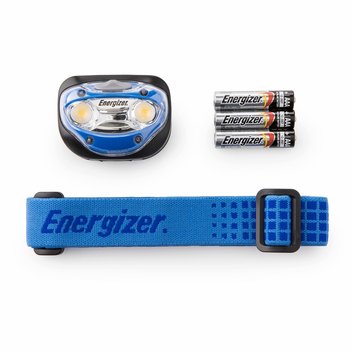 Energizer Vision 200 Lumen LED Headlamp, Adjustable Headstrap, Blue (HDA32)