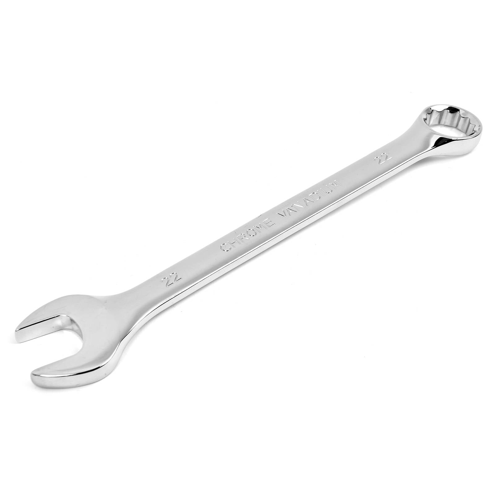 Trojan 22mm Combination Spanner, Chrome Vanadium 12 Point Ring End