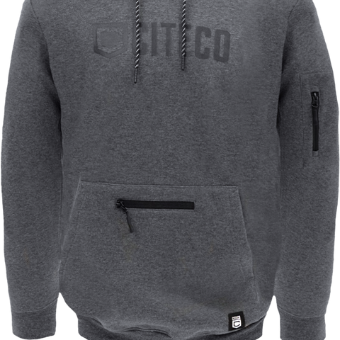 Citeco Charcoal Marle Hoodie - Men's Cotton/Polyester Work Hoodie, X-Large