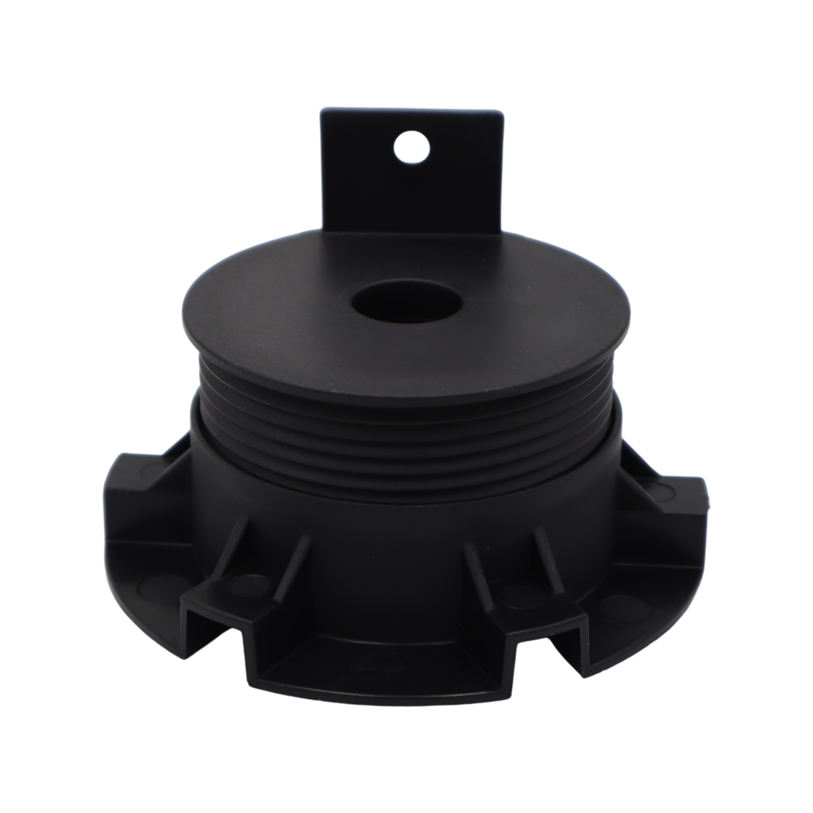Builders Edge Minifoot Adjustable Pedestal Feet 25-40mm Black Plastic Decking Support