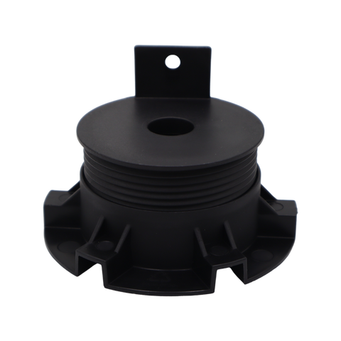 Builders Edge Minifoot Adjustable Pedestal Feet 25-40mm Black Plastic Decking Support