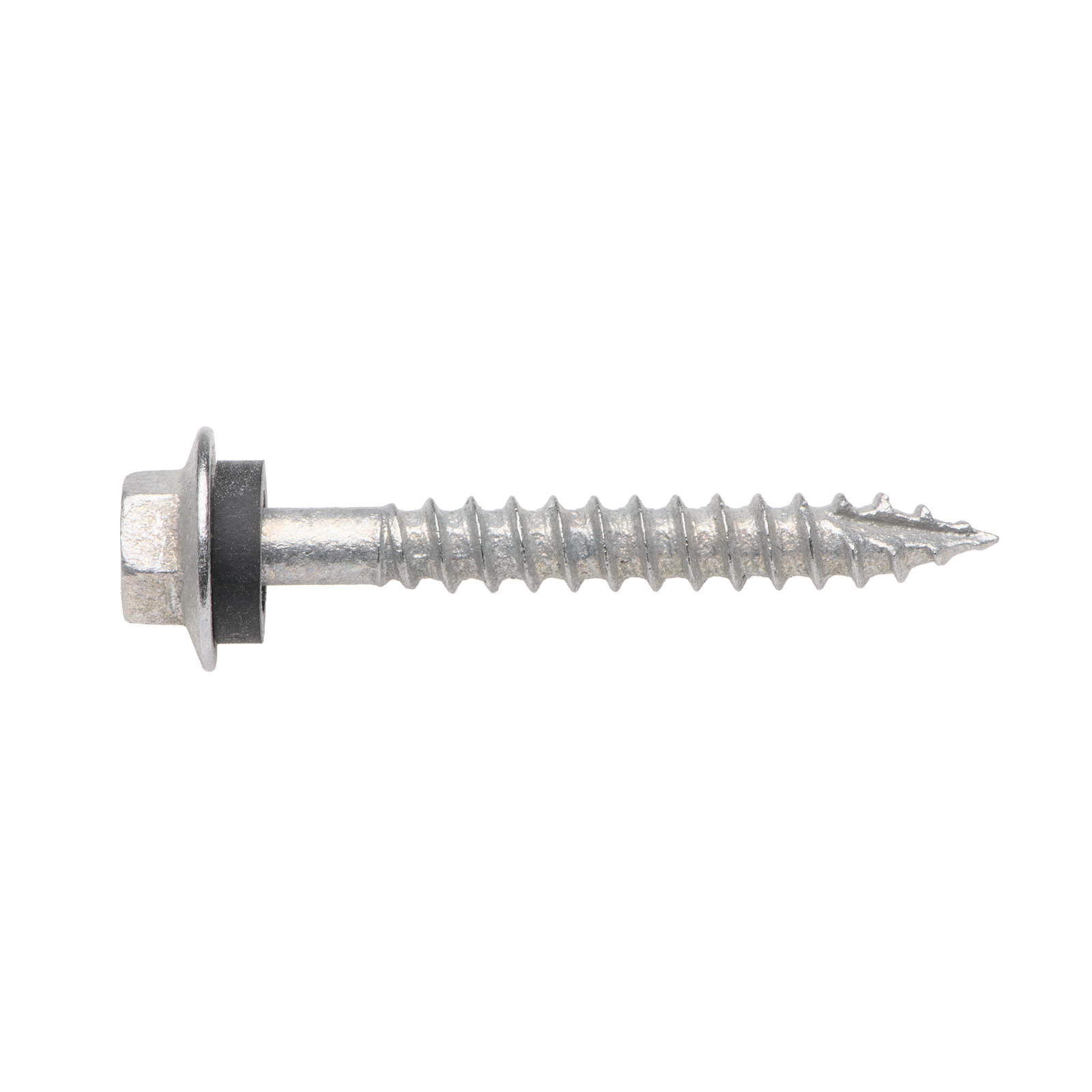 Buildex 12G x 45mm Class 3 Roofing Screws with Seal, Type 17 Hex Head - 100 Pack