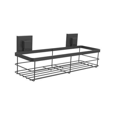 Fusion-Loc 26kg Large Suction Shower Caddy - Matte Black Powder Coated Steel