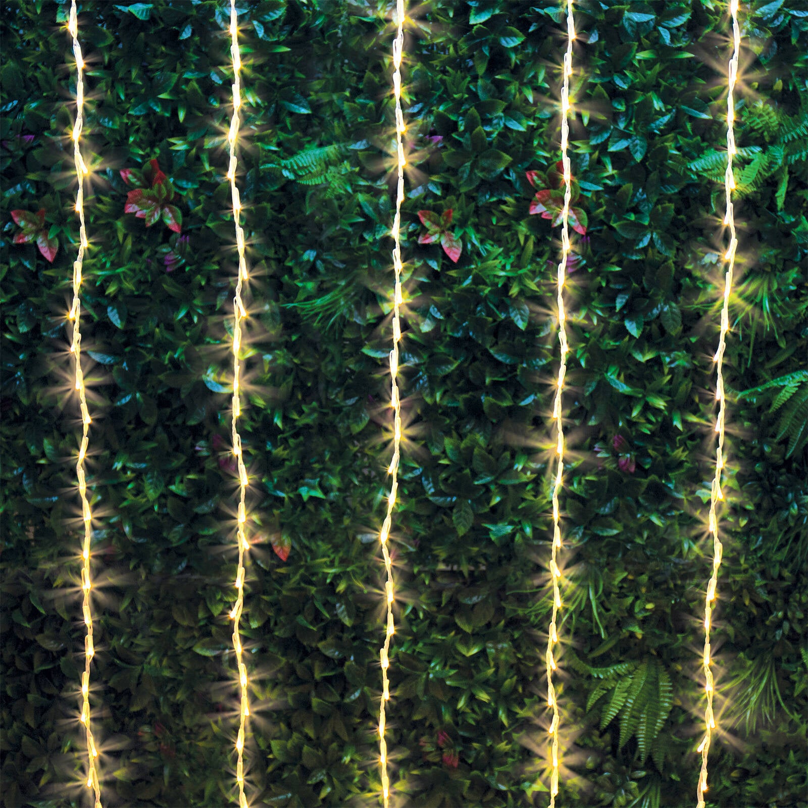 Lytworx 2 x 2.9m Warm White Connectable Cascading Waterfall Lights Indoor Outdoor