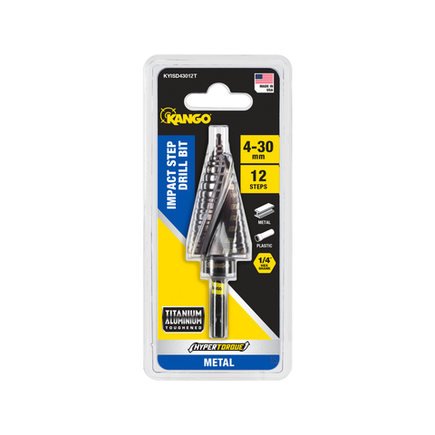 Kango 4-30mm 12-Step Hypertorque Impact Step Drill Bit