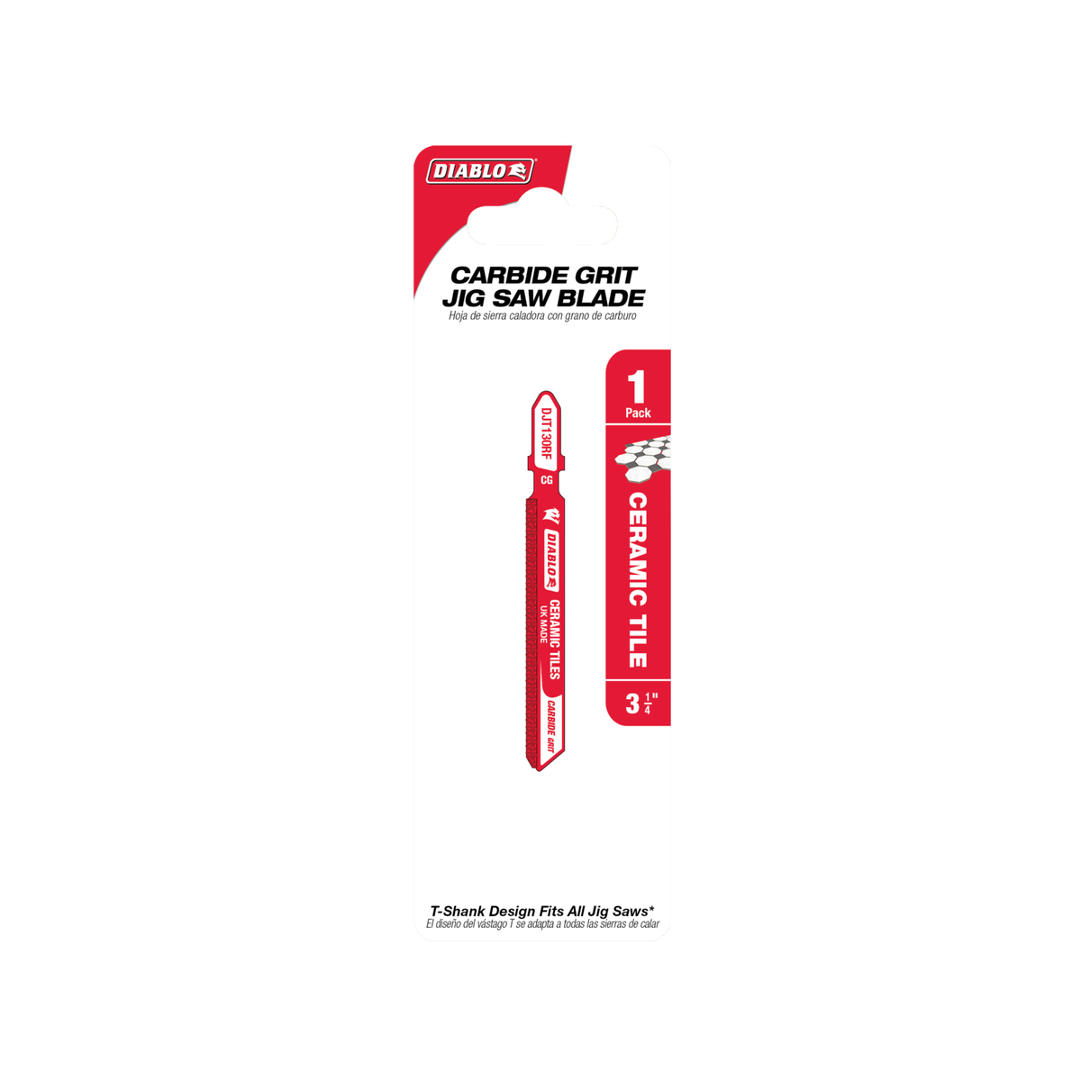 Diablo 82mm Carbide Grit Jig Saw Blade - Ceramic Tiles & Glass - Durable Cutting - SuperSaverAU - view 1
