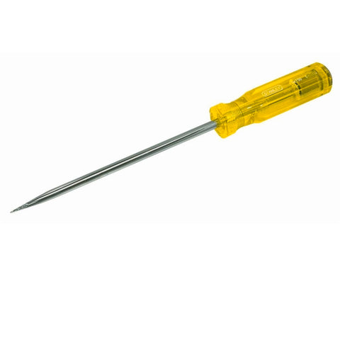 Stanley 10 x 250mm Slotted Screwdriver, Long 250mm Steel Shaft, Yellow Handle