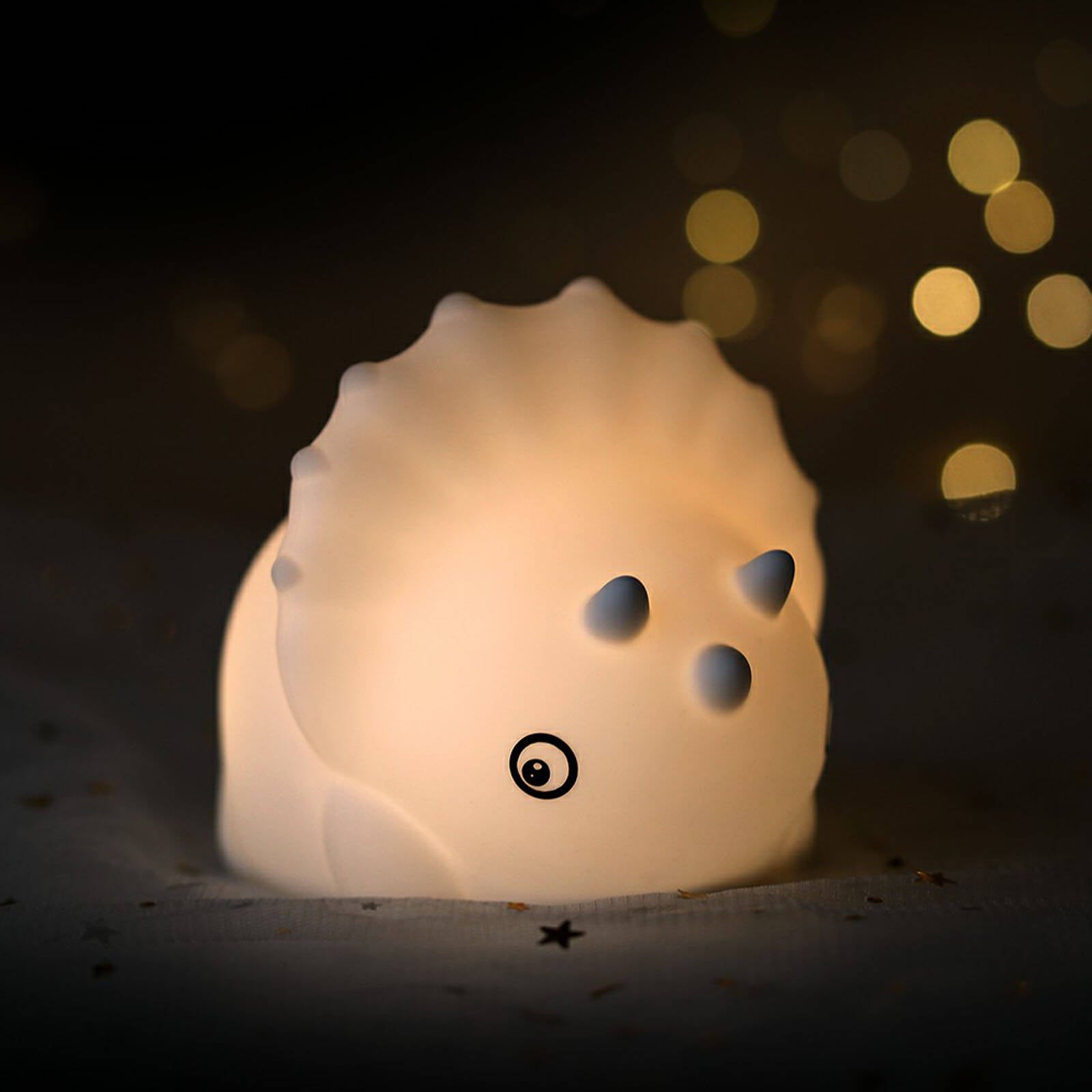 Mistral Triceratops Silicone Rechargeable Night Light BMNL1025 - Kids Bedroom Light
