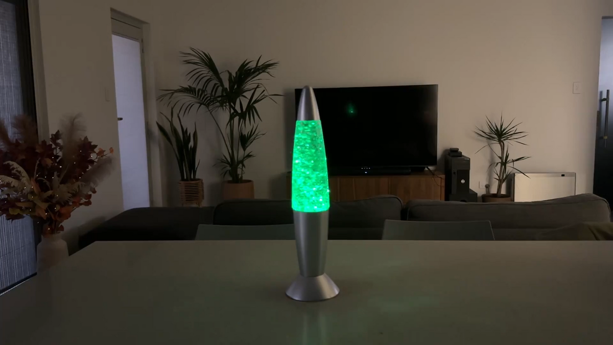 Lytworx Colour Changing Glitter Lava Lamp - USB Powered - 35cm - Multi-colour - Auto Timer - SuperSaverAU - view 3