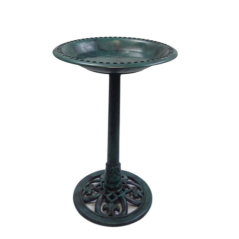 Decorative Bird Bath - 50 x 50 x 69cm - UV Stabilised Polypropylene - Durable - SuperSaverAU - view 1