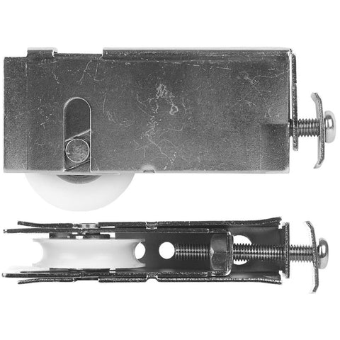 Rolltrak Adjustable Steel Carriage - 76mm x 39mm - Steel - Acetal Roller - SuperSaverAU - view 1