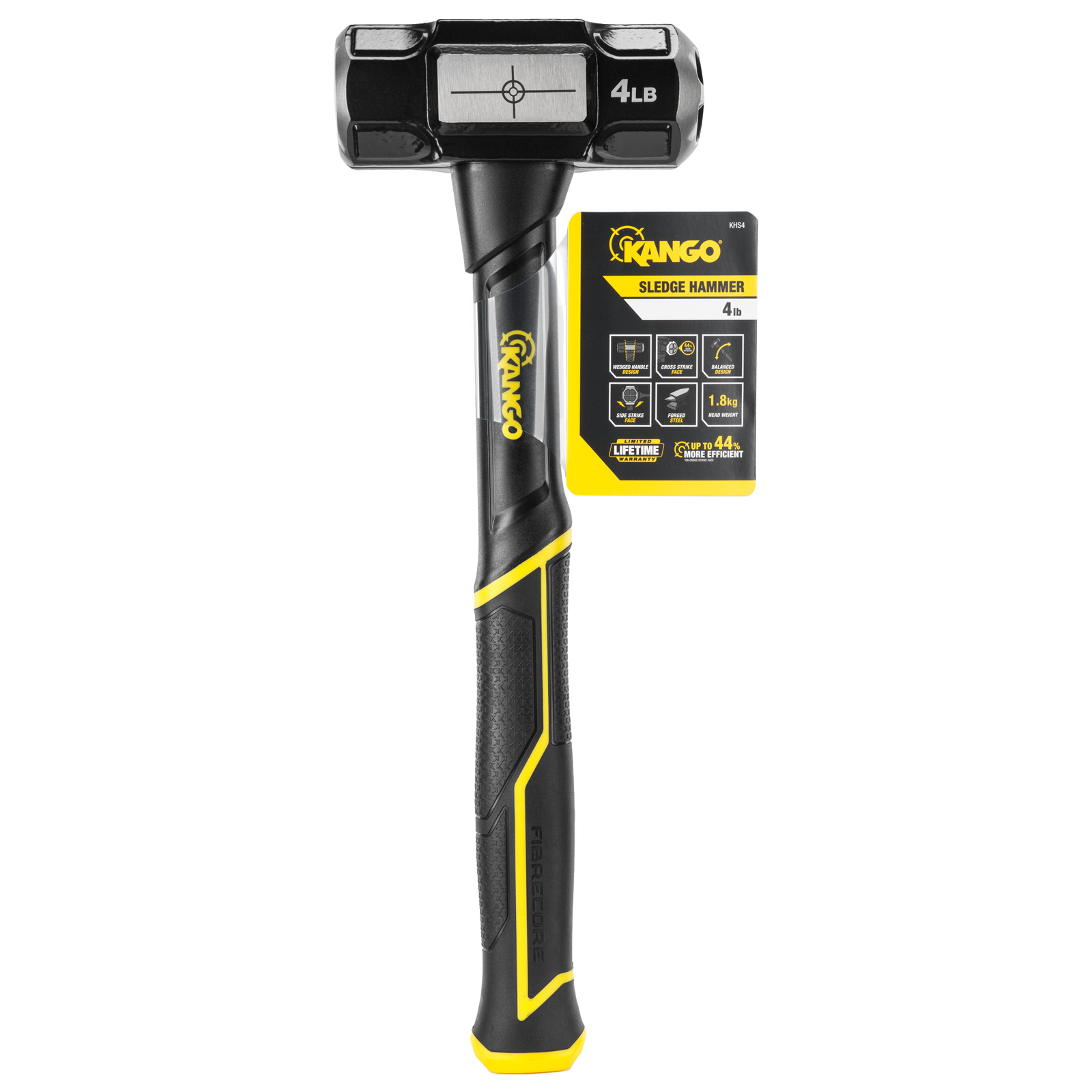 Kango 4lb Cross Strike Sledge Hammer for Demolition