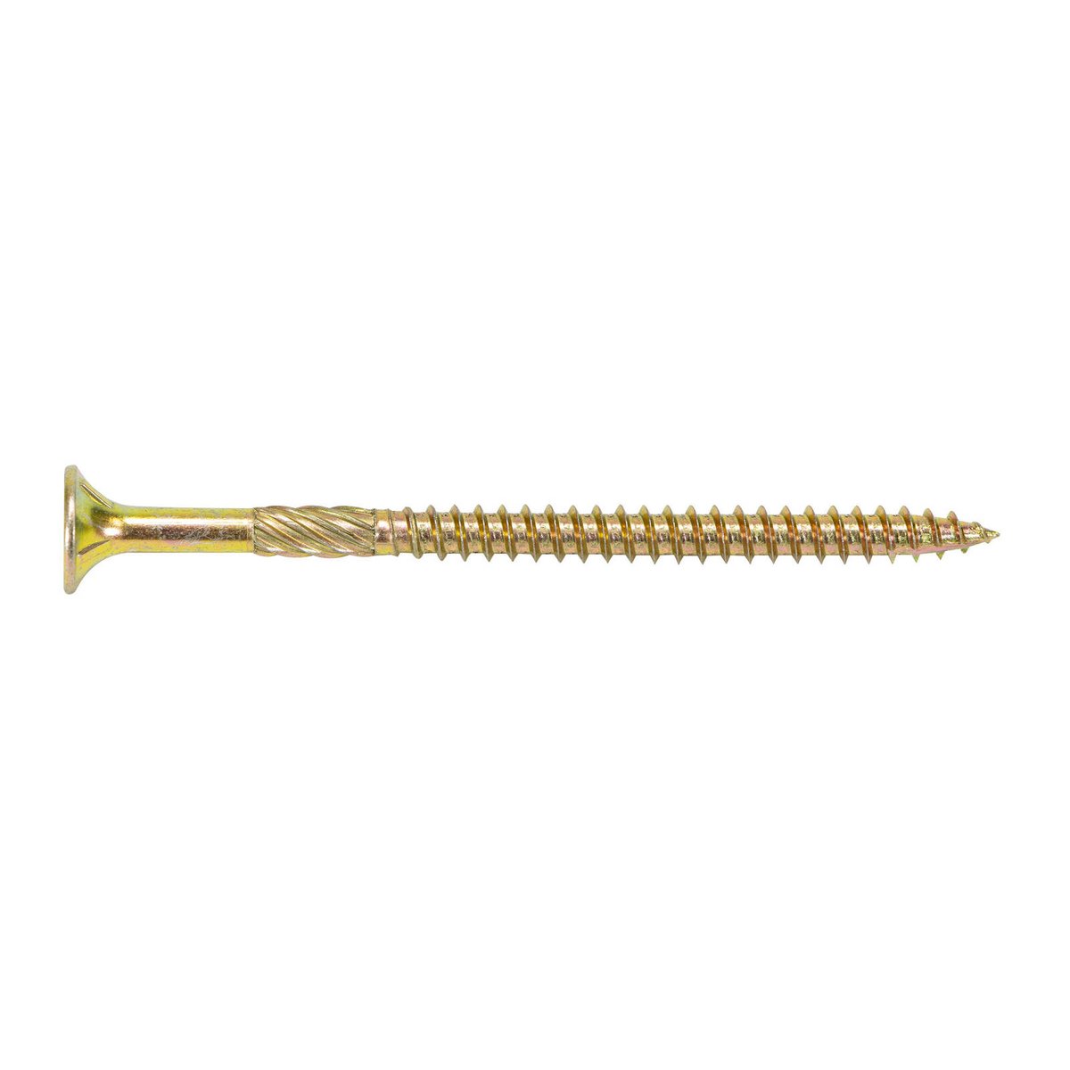 Titan 14g x 100mm Zinc Gold Bugle Head Timber Batten Screw - 100 Pack