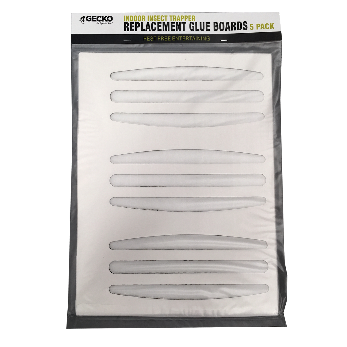 Gecko Sticky Glue Insect Trapper Glue Boards - 5 Pack Refills