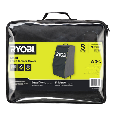 Ryobi Small Lawn Mower Cover - 600D Polyester - Fits 40cm Decks - Water Resistant - SuperSaverAU - view 1