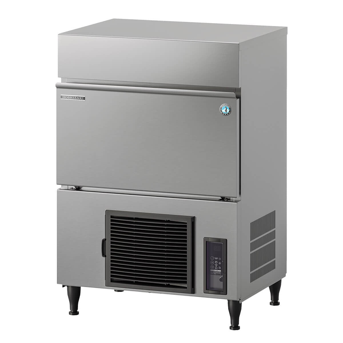 Hoshizaki cube ice maker - up to 53kg of ice per day - stainless steel - 10A plug and lead - IM-65PE-25