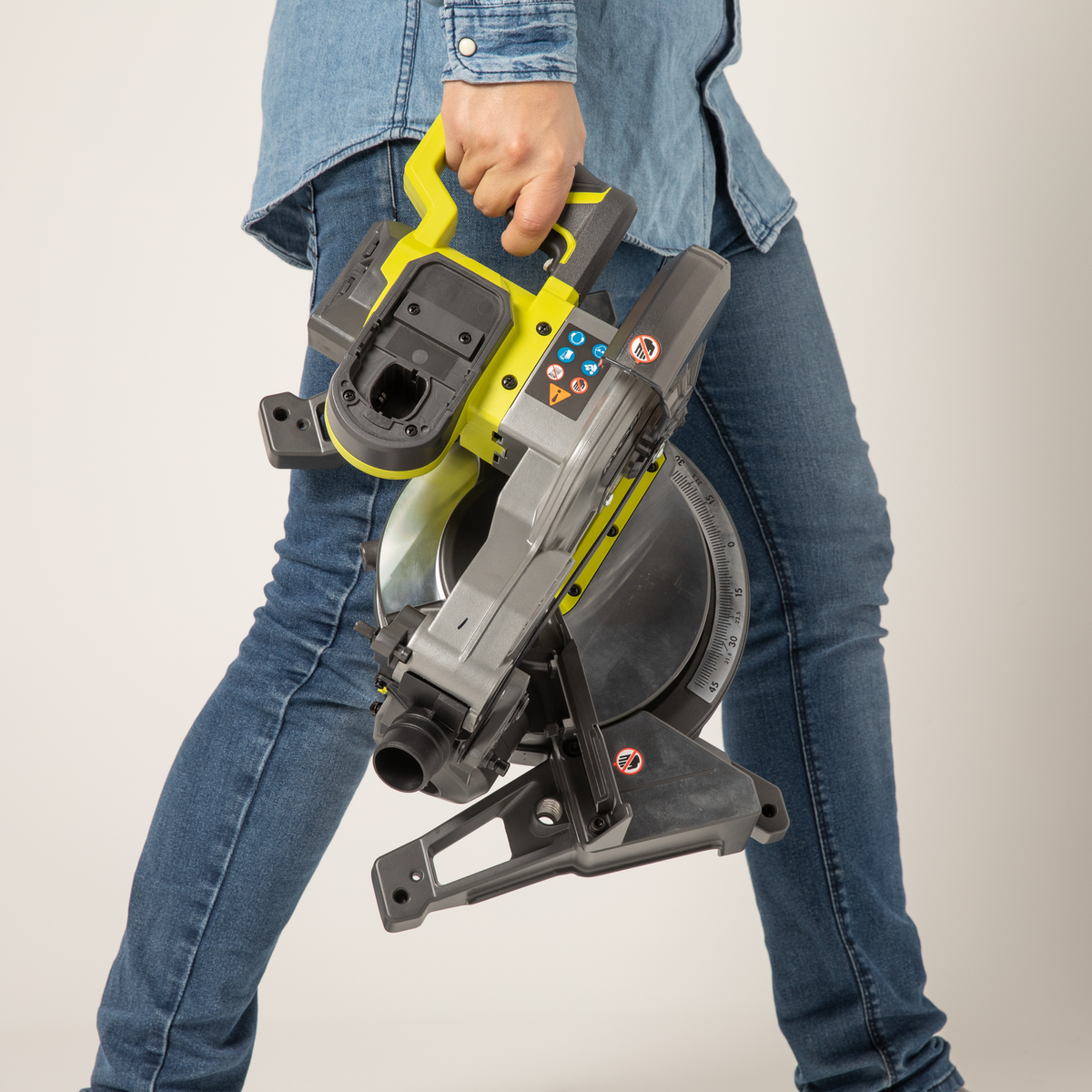 Ryobi 18V One Mitre Saw Tool Only - 184mm - Compact Lightweight Design - SuperSaverAU - view 2