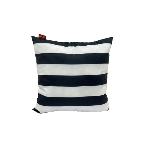 Mojo 45cm Black Striped Polyester Cushion Cover
