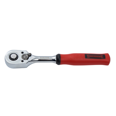 Sidchrome 3/8" Pear Head Ratchet - SCMT33903 - 70mm x 30mm x 280mm - Durable - SuperSaverAU - view 1
