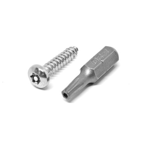 Pinnacle 10g x 20mm Stainless Steel 304 Security Screws - 12 Pack