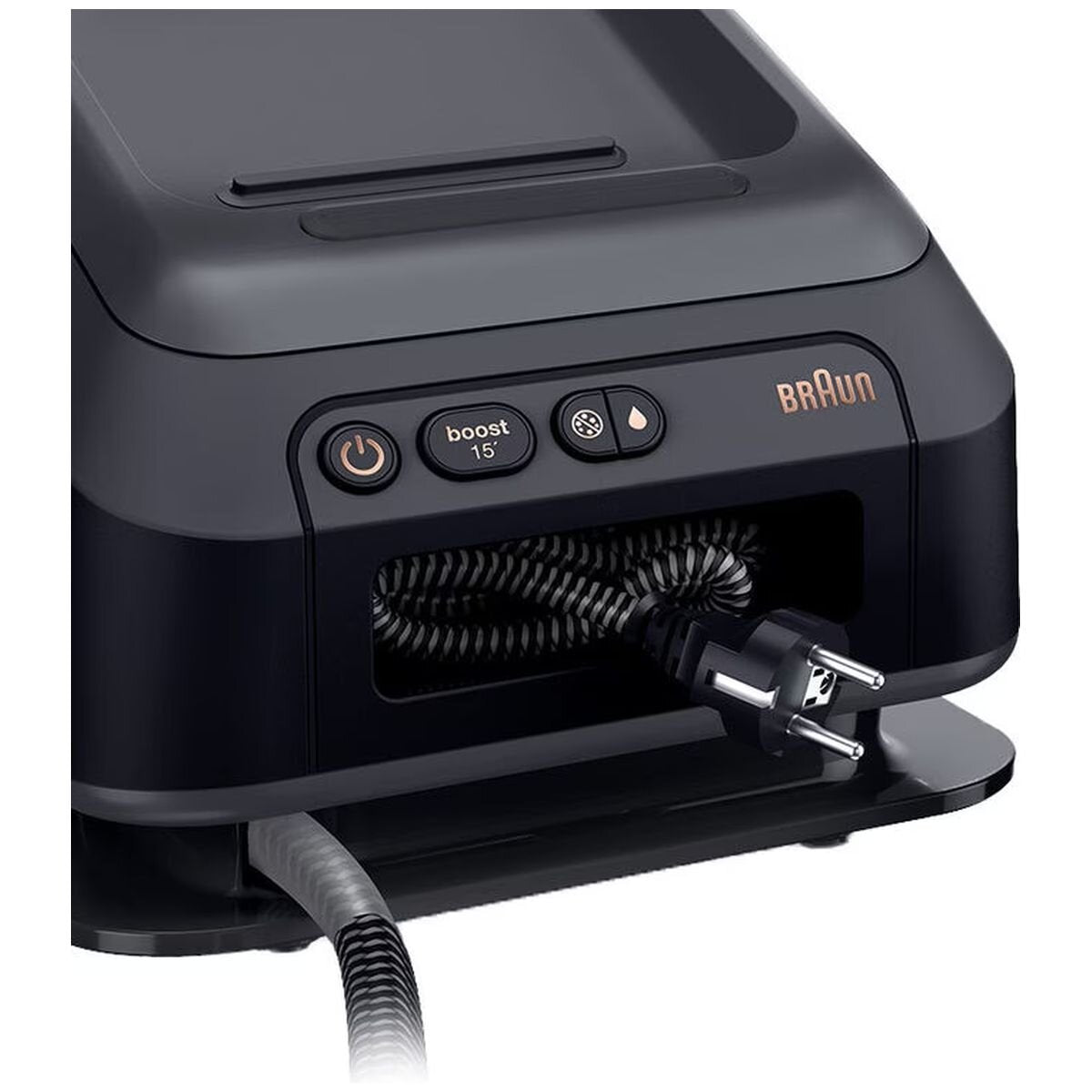 Braun CareStyle 7 Pro Steam Generator Iron 2400W - 2L Tank, 8bar Pressure, 600g/min Steam Shot - IS7285BK