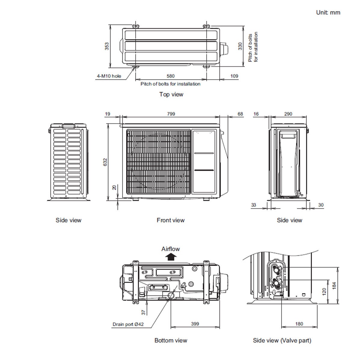 Fujitsu 5kW Reverse Cycle Cassette Air Conditioner - 6kW Heating, Inverter, Washable Panel - SET-AUTH18KVLA