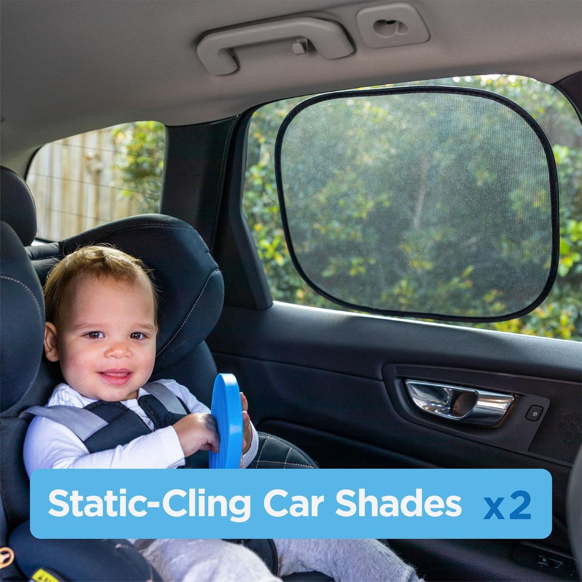 Perma Child Safety Static-Cling Car Shade - 2 Pack