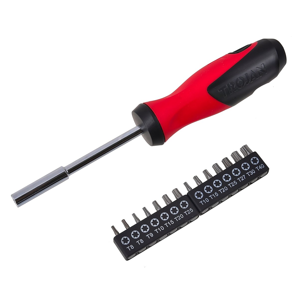 Trojan 15 Piece Torx Screwdriver & Bit Set, CRV