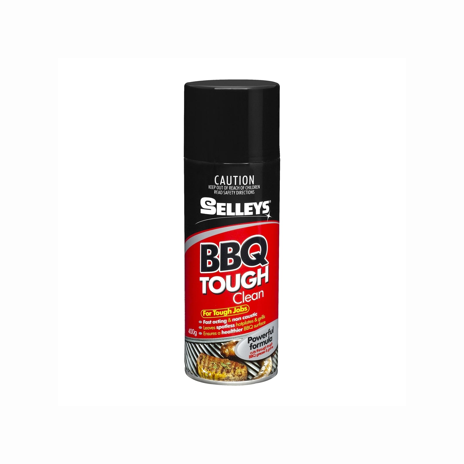 Selleys BBQ Tough Clean 400g Aerosol, Non-Caustic Grease Remover