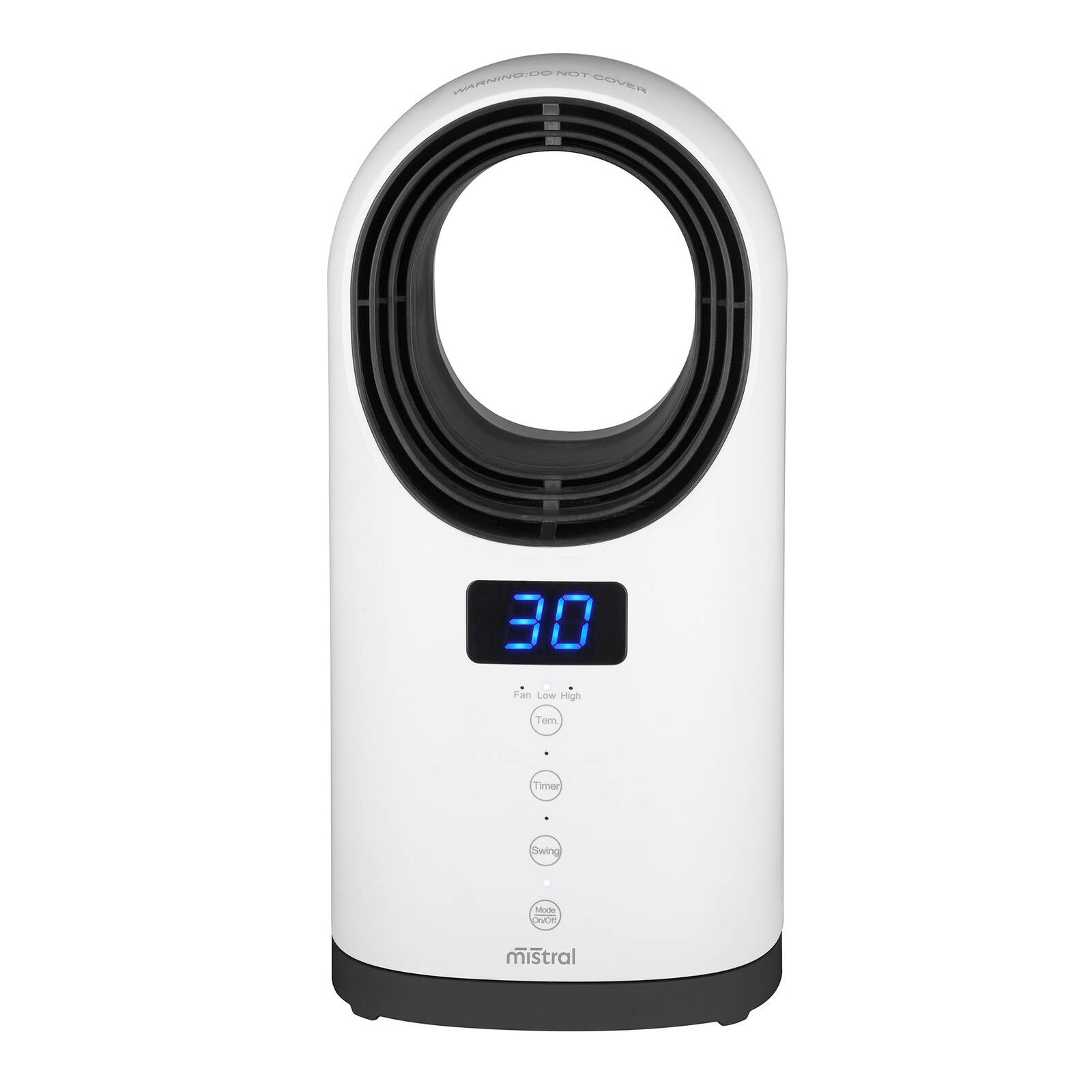 Mistral 1500W Bladeless Ceramic Fan Heater BMCDH1287 Remote Control Oscillating