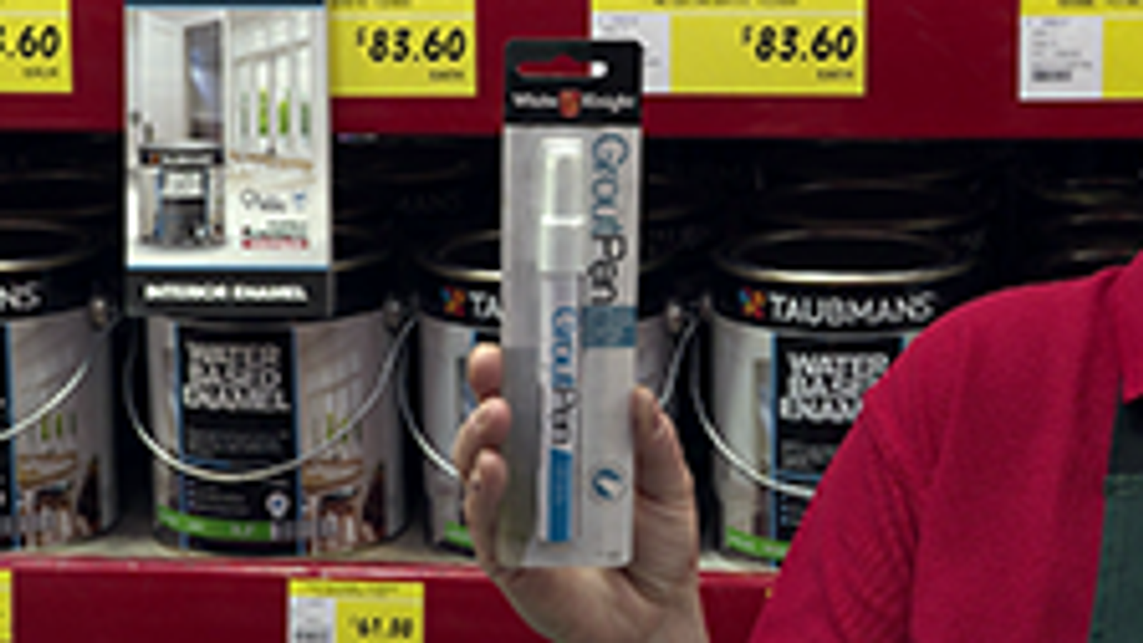 White Knight 5ml White Enamel Grout Pen - Waterproof