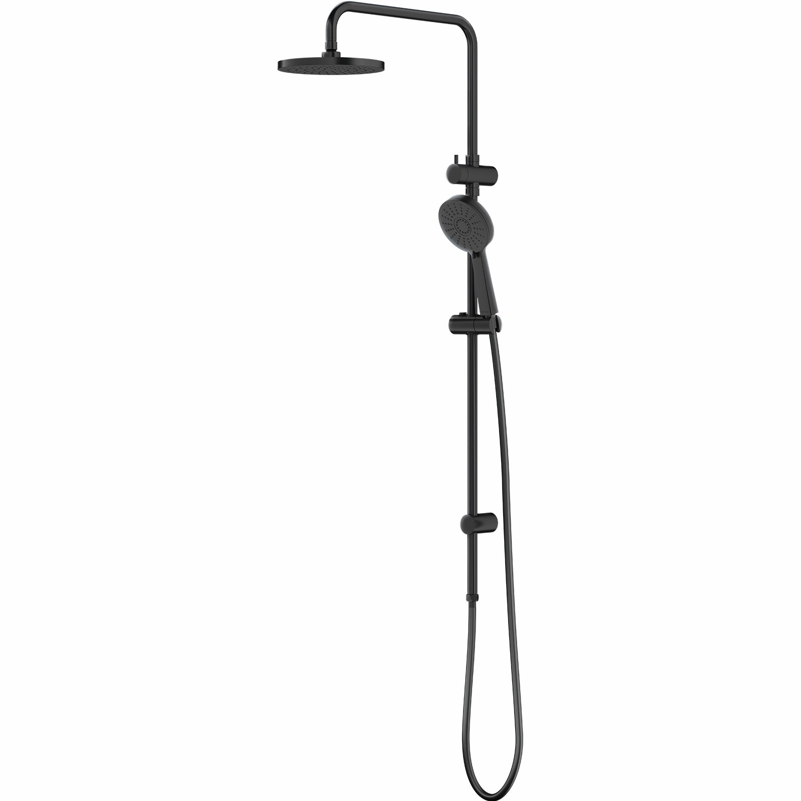 Methven Krome 3 Function Twin Shower System Matt Black 800mm Rail 9L/Min