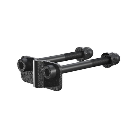 PEAK Black Steel Fence Brackets for Wire Grid Fencing, 6 Pack