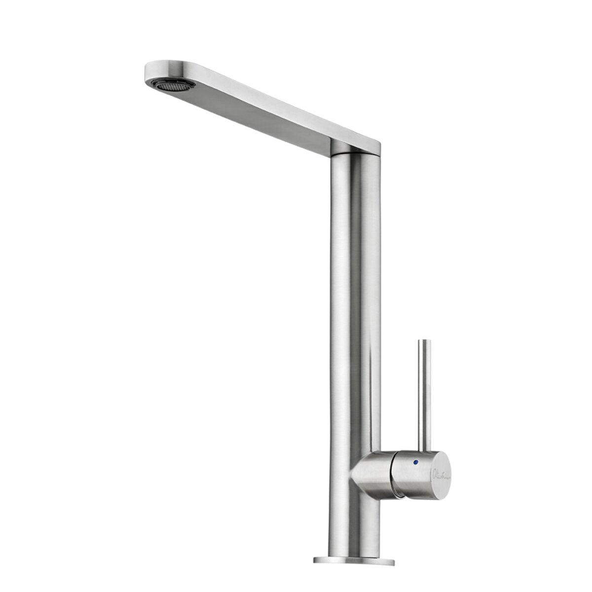 Oliveri Essente right angle kitchen mixer tap - 316 marine grade stainless steel - 5 star WELS - SS31640