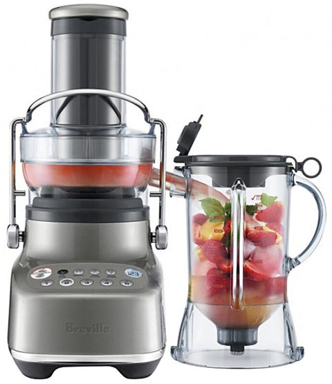 Breville 3X Bluicer Juicer and Blender - Cold Spin, 4 One-Touch Programs, 88mm Chute - BJB615SHY