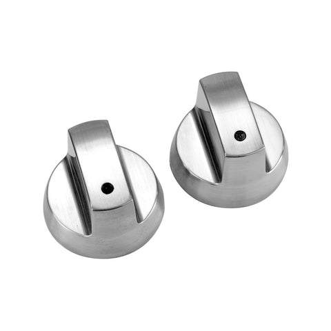 Gasmate Chrome Replacement BBQ Knobs - 2 Pack, Universal Fit