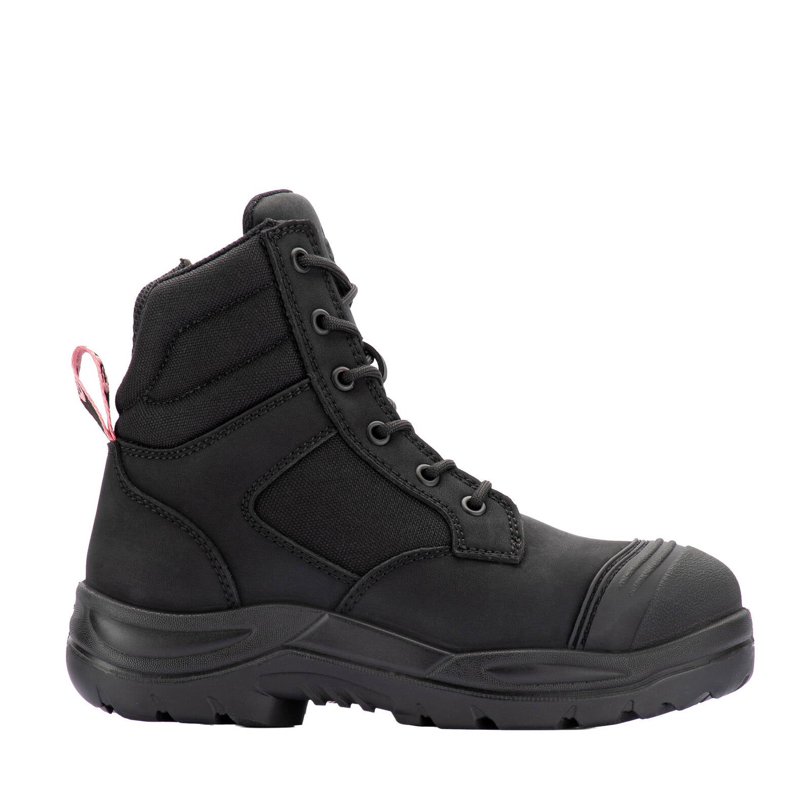 Bata Industrials Women's Luna Zip Side Safety Boot Steel Cap Black US Size 6