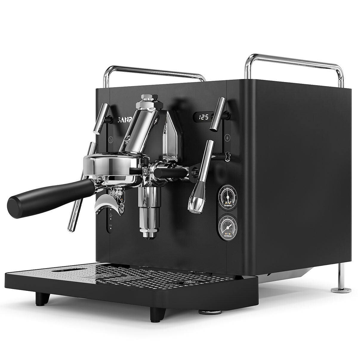 Sanremo Absolute Cube Manual Coffee Machine - E61 Group, 1.8L Tank, Black Finish - SRPCB13A216L03