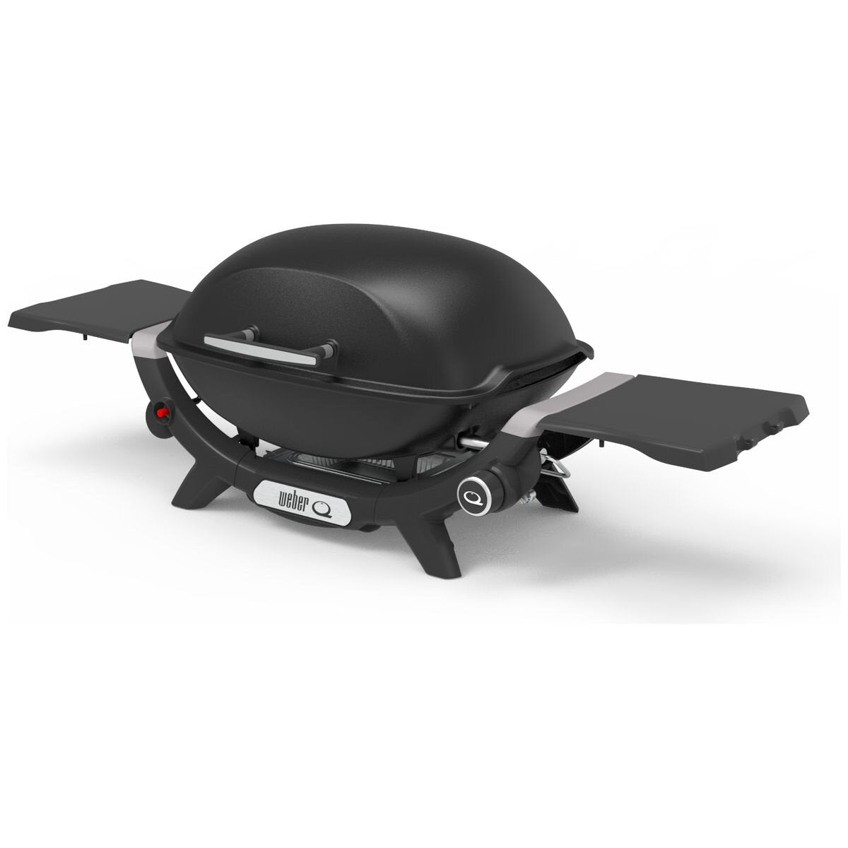 Weber Q2000N Portable LPG BBQ - Large Cooking Area, Front-Facing Grease Tray, Black - 28310024