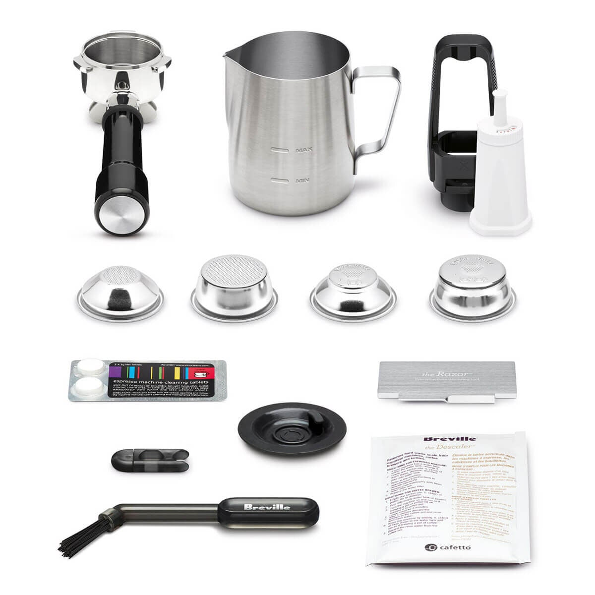 Breville Barista Touch Impress Coffee Machine - 13 Presets, Auto MilQ, Black Truffle - BES881BTR2IAN2