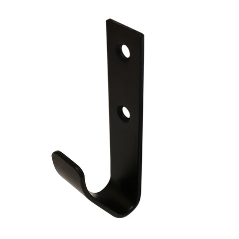 Adoored Black Zinc Plated Zieta Deco Hat and Coat Hook
