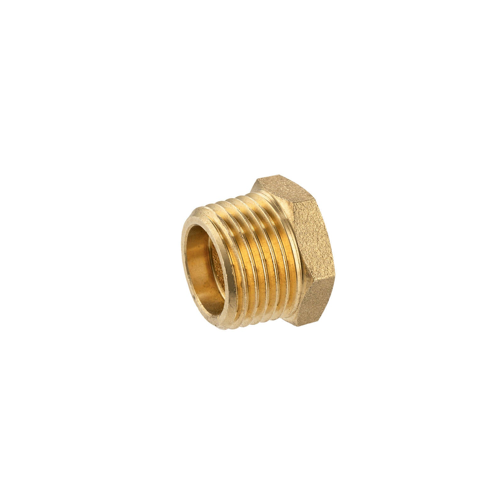 Brasshards 15mm Brass Threaded Bush Tube Lead Free