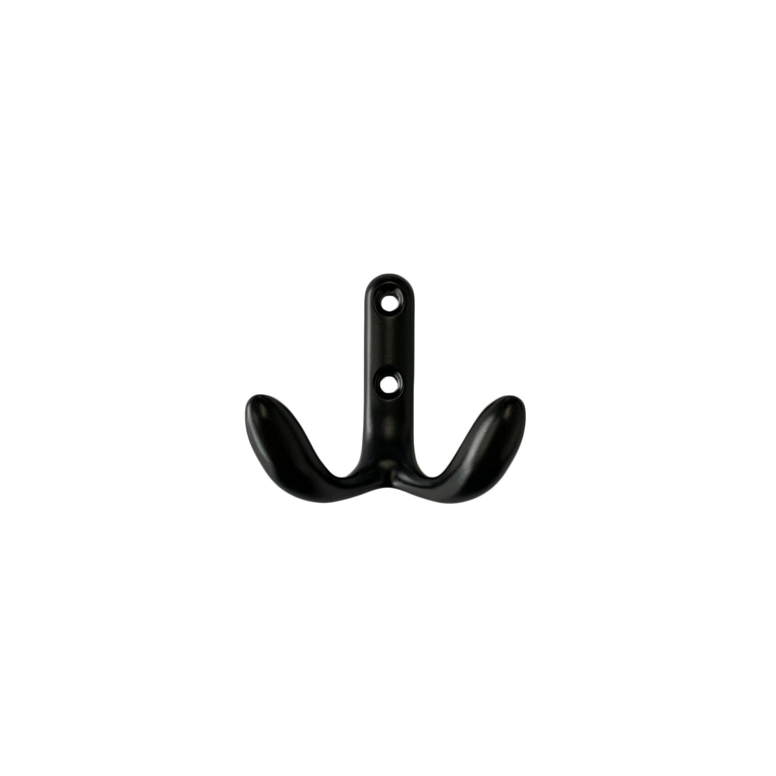 Taskmaster 55mm Matte Black Double Robe Hook Zinc