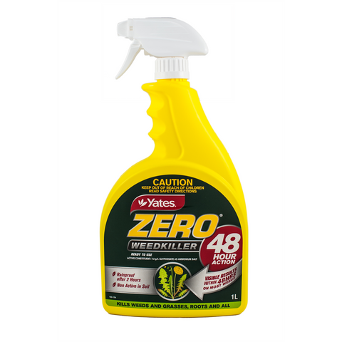 Yates Zero 1L Ready To Use 48 Hour Action Weed Killer, Non-Selective