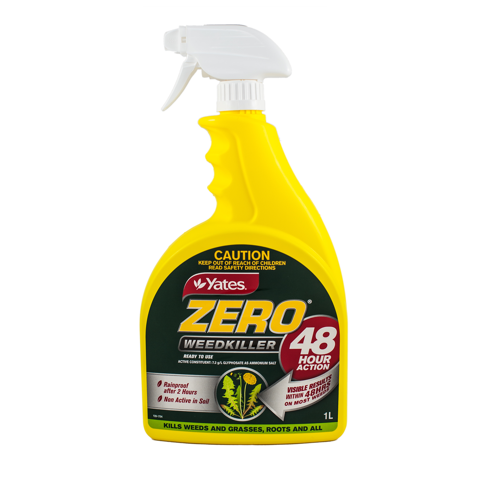Yates Zero 1L Ready To Use 48 Hour Action Weed Killer, Non-Selective