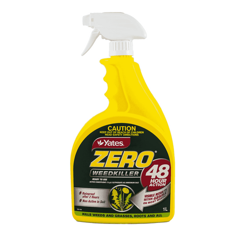 Yates Zero 1L Ready To Use 48 Hour Action Weed Killer, Non-Selective
